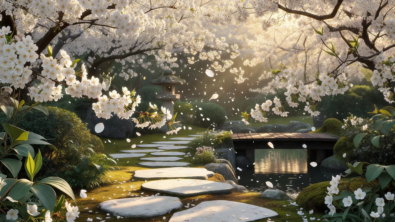 桜花見